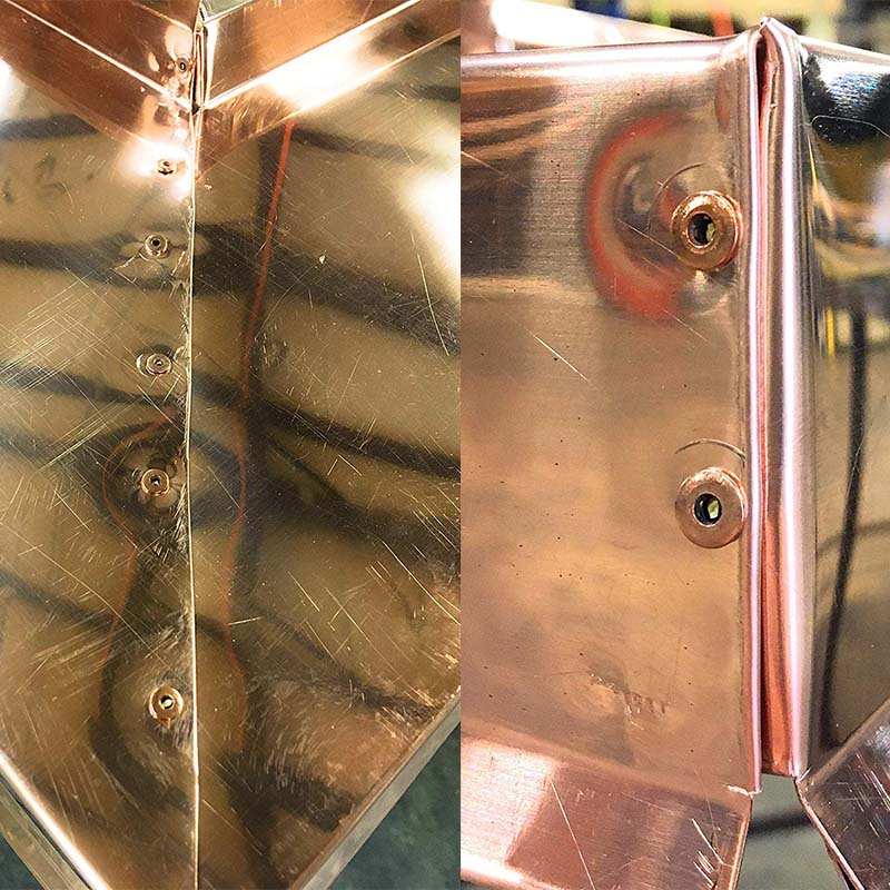 Copper Pop Rivets