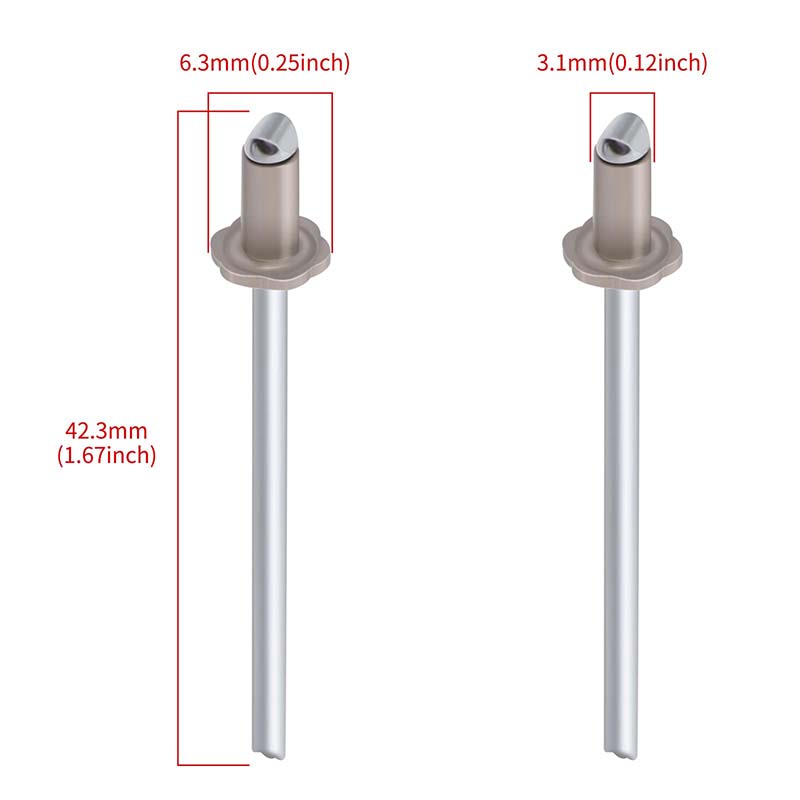 Rosette Dash Pop Rivets
