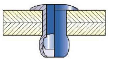dome round head blind rivet