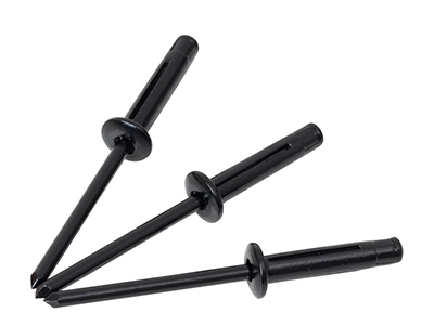 Black Tri Fold Rivet
