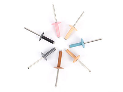#Color large flange blind rivet