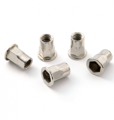 Hexagon Body Open End Blind Rivet Nuts