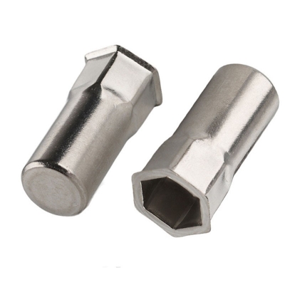 reduced head half hex rivet nuts