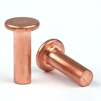 flat head copper rivets