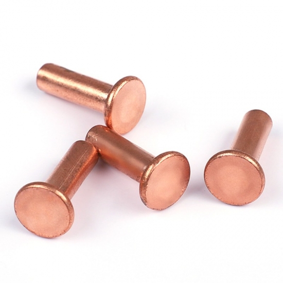 flat head copper rivets